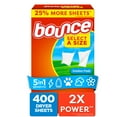 thumbnail image 1 of Bounce Select a Size Fabric Softener Dryer Sheets, Outdoor Fresh, 400 ct., 1 of 9