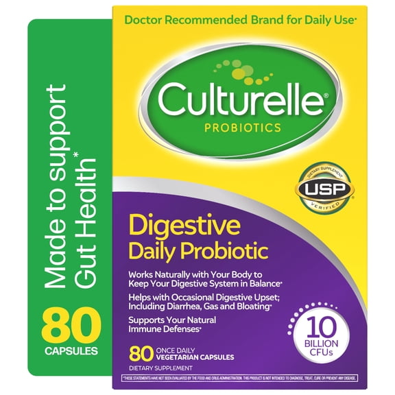 Culturelle Digestive Daily Probiotics Capsules, 80 ct.