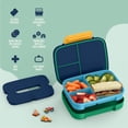 thumbnail image 4 of Ello Benni Kids Bento Lunch Box with Carry Handle & Ice Pack, 4 of 6
