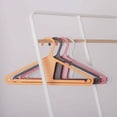 thumbnail image 8 of The Original Kangaroo™ Hanger 40-Pack - Made in Wisconsin, USA with 100% recycled material - The patented design clips in pants, shirts, straps, tanks, jackets and even entire outfits on a single hanger, 8 of 9