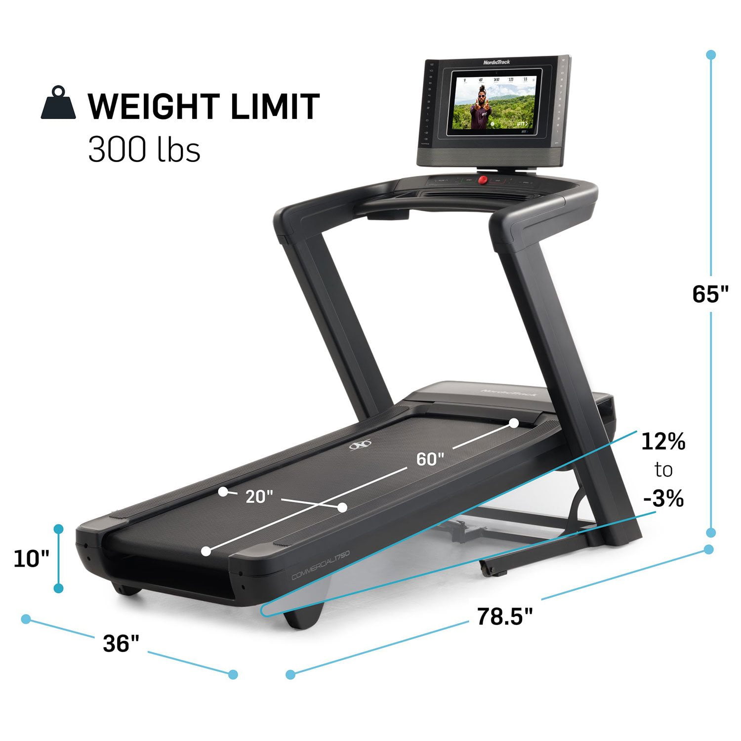NordicTrack Commercial Series 1750 Treadmill - Samsclub.com