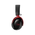 thumbnail image 2 of HyperX Cloud III S – Wireless Gaming Headset for Multi-Platform, 2.4GHz, Bluetooth, Battery Life up to 120 Hours 2.4GHz / 200 Hours Bluetooth, 53mm Angled Drivers, 10mm Detachable Mic – Black/Red, 2 of 4