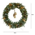 thumbnail image 3 of Member's Mark 48" Pre-Lit Holiday Wreath with Bells, 3 of 5