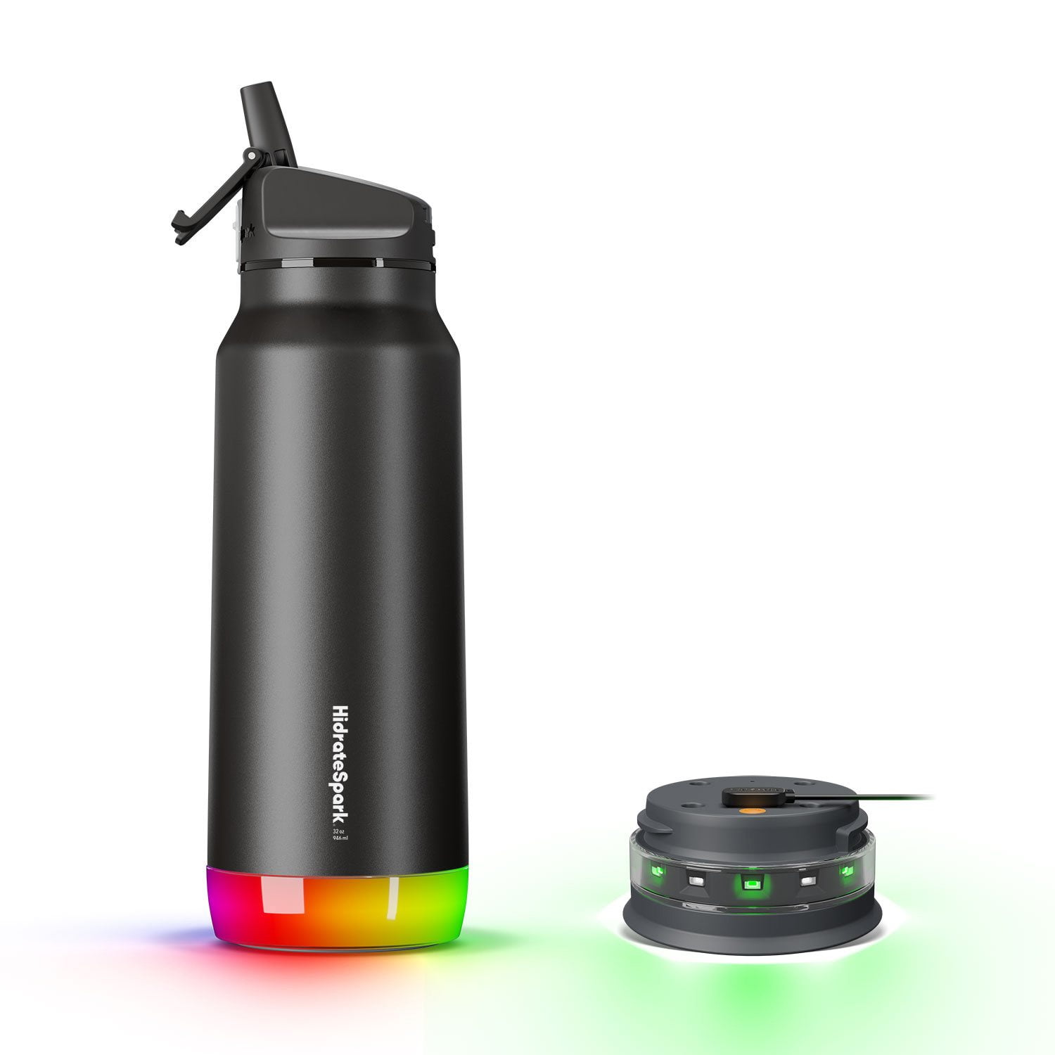 HidrateSpark Pro 32-oz. Stainless Steel Smart Water Bottle w