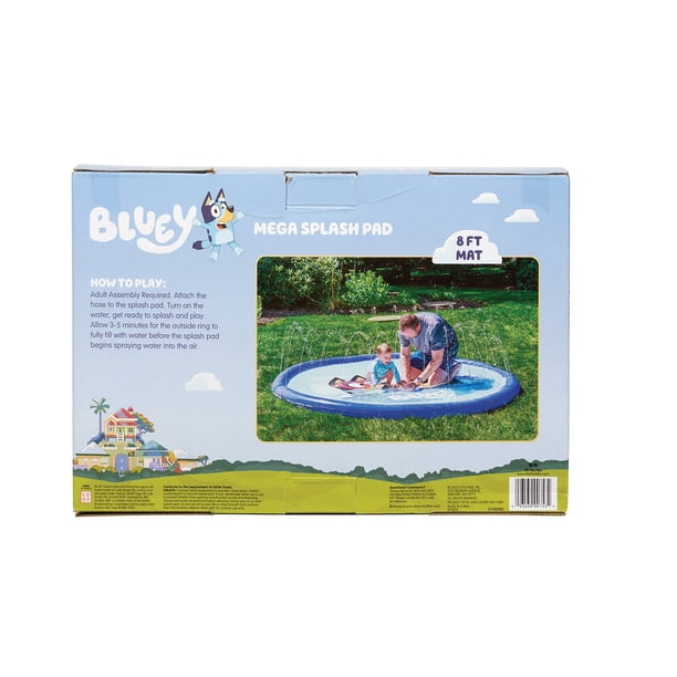 Badespass Brassards Natation Bluey Multicolores - Aide à La Flottabilité Enfant 1-6 Ans, PVC Résistant & Gonflage Facile