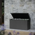 thumbnail image 8 of Keter 170 Gal. Resin Deck Box Large Indoor/Outdoor Storage, 8 of 13