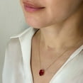 thumbnail image 7 of Lab Created Gemstone Necklace in 14K Yellow Gold, 7 of 8
