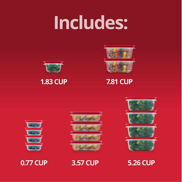 Rubbermaid EasyStore Containers with Lids, 30-Piece Set - Samsclub.com