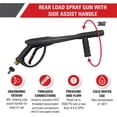thumbnail image 2 of Universal Pressure Washer Spray Gun with Side Assist Handle, Cold Water Use up to 4500 PSI, 2 of 5