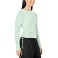 thumbnail image 4 of Member's Mark Women's Ruched Long Sleeve Top, 4 of 8