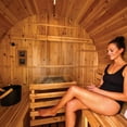 thumbnail image 12 of Backyard Discovery 2-4 Person Outdoor Barrel Sauna with Electric Heater & Glass Door, 12 of 14