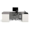 thumbnail image 2 of Bestar Connexion OfficePro 93000 2-Drawer U-Shaped Bow-Front Desk, 2 of 4