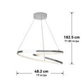 thumbnail image 8 of Artika Salto Integrated LED Pendant Light, 19", Assorted Colors, 8 of 9
