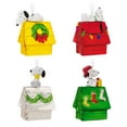 thumbnail image 1 of Hallmark Peanuts Snoopy Doghouse Blown Glass Christmas Ornaments, Set of 4, 1 of 5