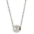 thumbnail image 3 of Cultured Freshwater Pearl Solitaire Necklace and Stud Earring Set, 3 of 6