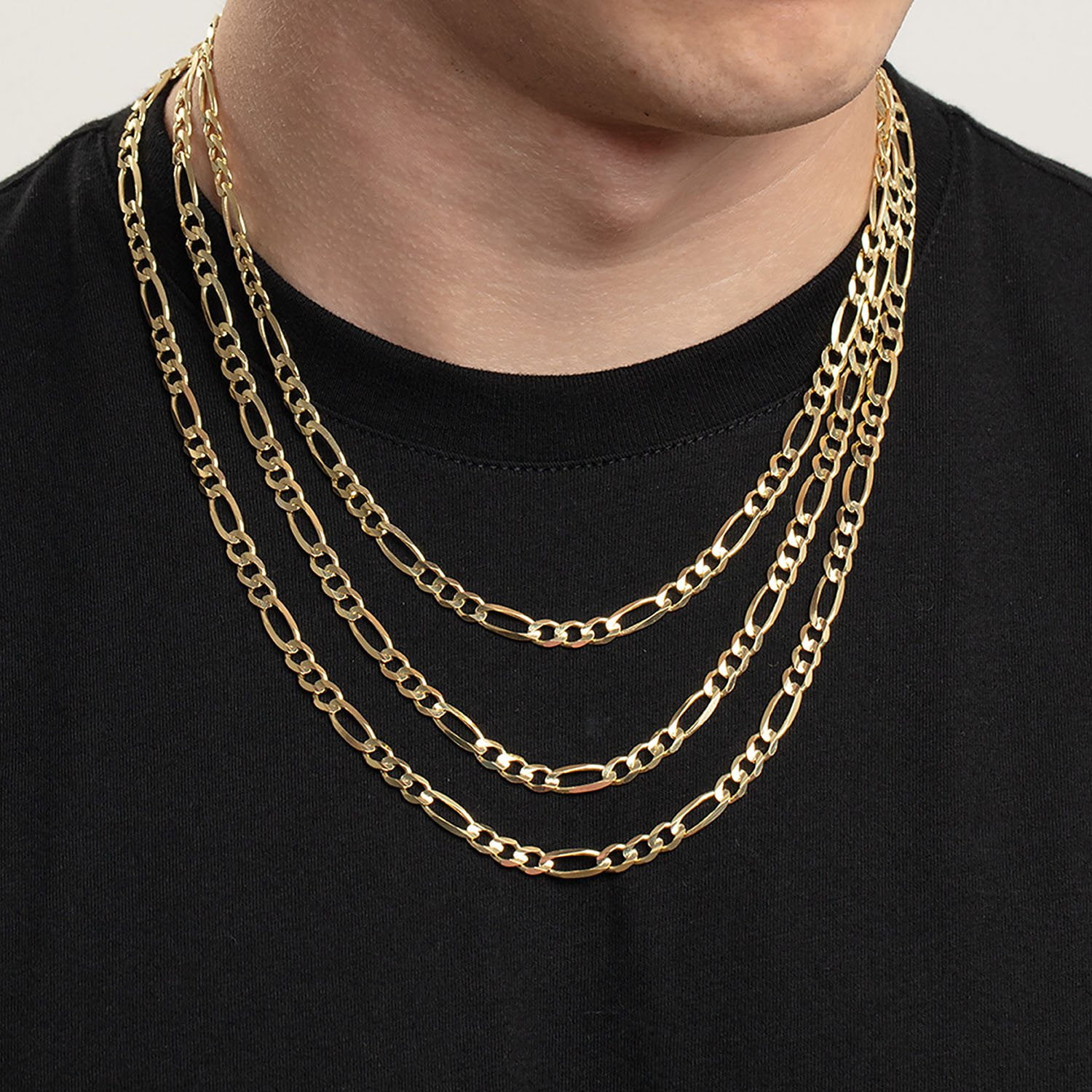 アクセサリー 14K Gold Figaro Chain BELIEVER JEWELRY 14K Gold Figaro Chain BELIEVER JEWELRY 14K Gold Plated Italian