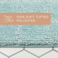 thumbnail image 4 of Town & Country Everyday Ultra Plush Solid Tufted Windowpane Bath Mat 20"x32", 4 of 10
