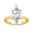 thumbnail image 1 of Lab Created Marquise Cut Solitaire Diamond Ring, 1 of 8