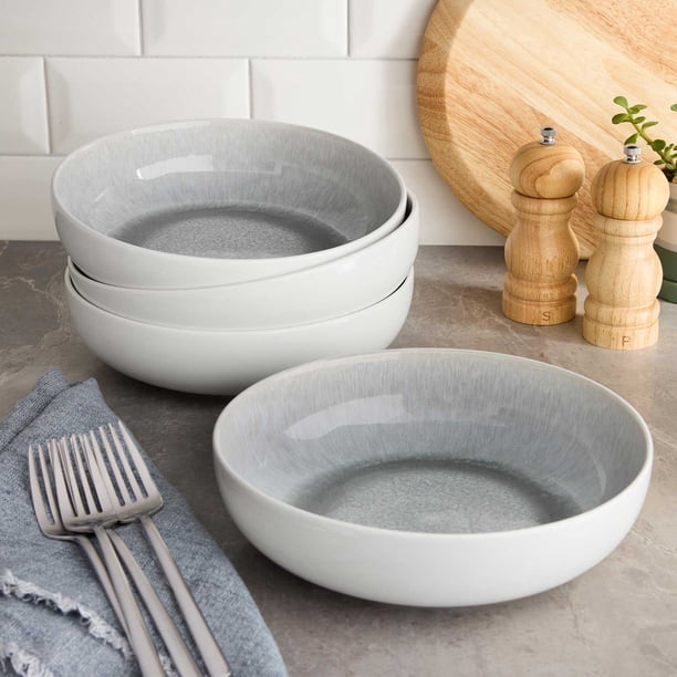 Member's Mark 4-Piece Stoneware Reactive Pasta Bowl Set - Samsclub.com
