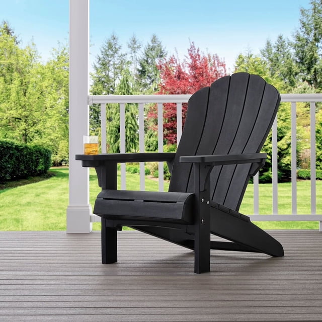 Keter Everest Adirondack Chair with Integrated Cupholder