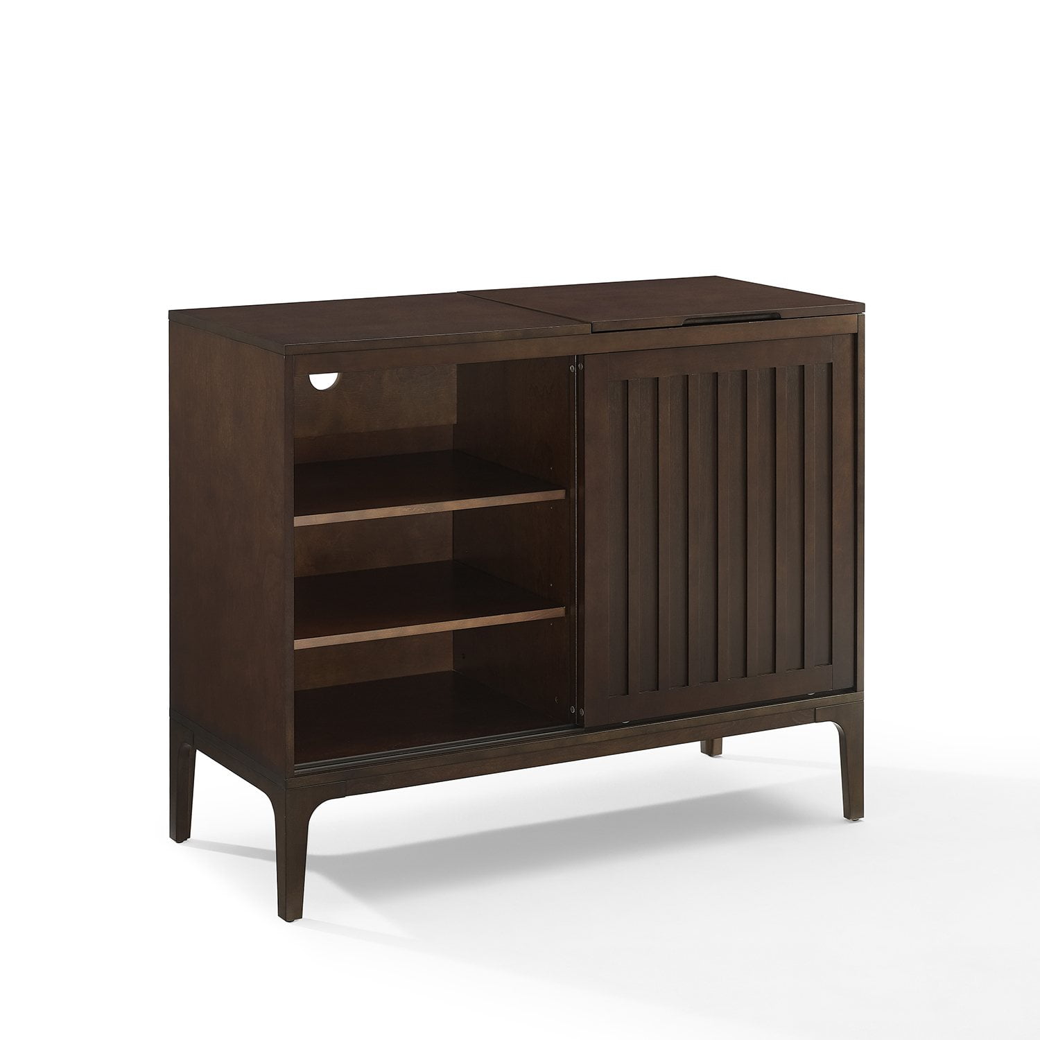 Crosley Furniture Asher 42" Record Storage Accent Console - Thumbnail 2