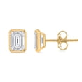 thumbnail image 1 of Lab Created Fancy Cut Diamond Stud Earrings in 14K Gold, 1 of 6