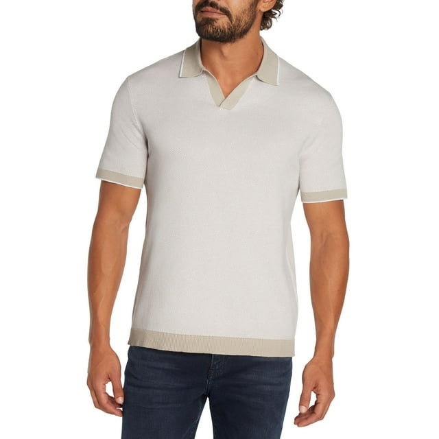 Express Men's Johnny Collar Sweater Polo