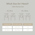 thumbnail image 5 of Over&Back Washed Linen Table Runner, 5 of 7
