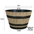 thumbnail image 8 of Member's Mark 22" Wine Barrel Planter, 8 of 9
