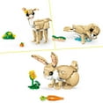 thumbnail image 4 of LEGO Creator 3 in 1 Cute Bunny Building Toy Set, 326 pcs., 4 of 6