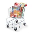 thumbnail image 1 of Melissa & Doug Grocery Shopping Cart, Groceries & Pretend Money Play Set (70 Pcs.), 1 of 5