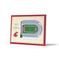 thumbnail image 1 of YouTheFan Washington State Cougars 17"x13" 3D 5 Layer Stadium View Wall Art, 1 of 5