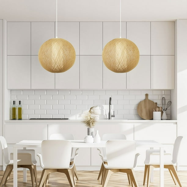 Globe Electric LED Integrated Natural Rattan Pendant - Samsclub.com