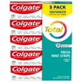 thumbnail image 1 of Colgate Total Gel Toothpaste, Fresh Mint Stripe, 6.0 oz., 5 pk., 1 of 3