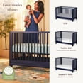 thumbnail image 2 of Little Seeds Posey 4-in-1 Convertible Crib, Choose Color, 2 of 10