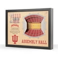 thumbnail image 1 of YouTheFan Indiana Hoosiers 25-Layer Basketball Stadium View 3D Wall Art, 1 of 5