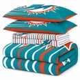 thumbnail image 2 of Logo Brands Miami Dolphins Bed-In-A-Bag Set, 2 of 5