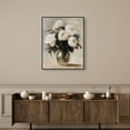 thumbnail image 3 of Cream Roses Vase Floral Canvas Print by Oliver Gal Prints, 3 of 4