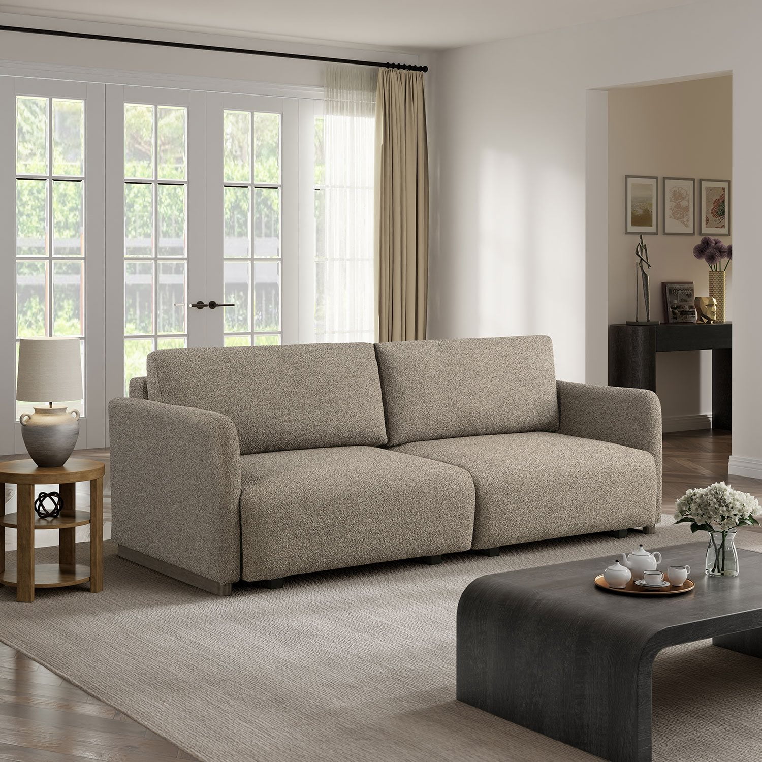 その他 CabCallawayACMEFurnitureDELMAR SOFA3P Serta Tamarack Convertible Sleeper Sofa - Samsclub.com