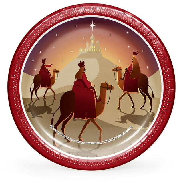 Member's Mark Three Kings Day Paper Plates, 10", 85 ct.