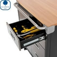 thumbnail image 5 of Seville Classics UltraHD 4-Drawer Rolling Cabinet, 28" W x 25" D x 34.5" H, 5 of 12