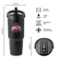 thumbnail image 3 of Logo Brands Ohio State Buckeyes Stainless Steel Tumbler Set, 3 of 7