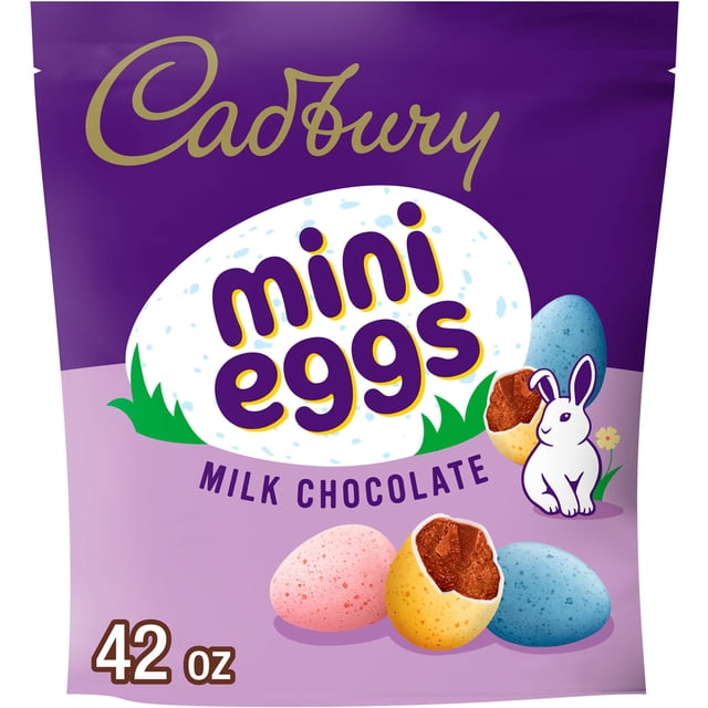 CADBURY MINI EGGS Easter Milk Chocolate Candy, 42 oz.