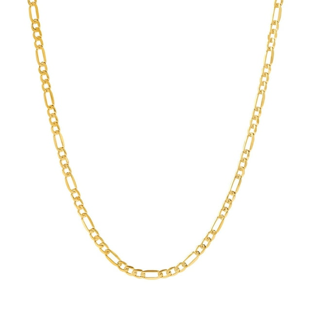 Figaro Chain Necklace in 14K Gold