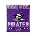 thumbnail image 1 of Logo Brands Merrillville High School 60"x70" Super Plush Blanket, 1 of 7