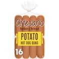 thumbnail image 1 of Artesano Potato Hot Dog Buns, 16 ct., 1 of 8