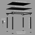 thumbnail image 5 of Range Steel Pergola with Trellis Roof & PowerPort, 5 of 5