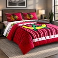 thumbnail image 4 of Logo Brands Chicago Blackhawks Bed-In-A-Bag Set, 4 of 5