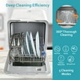 thumbnail image 9 of Hamilton Beach 6-Liter Countertop Dishwasher with Built-in Water Tank, 9 of 11