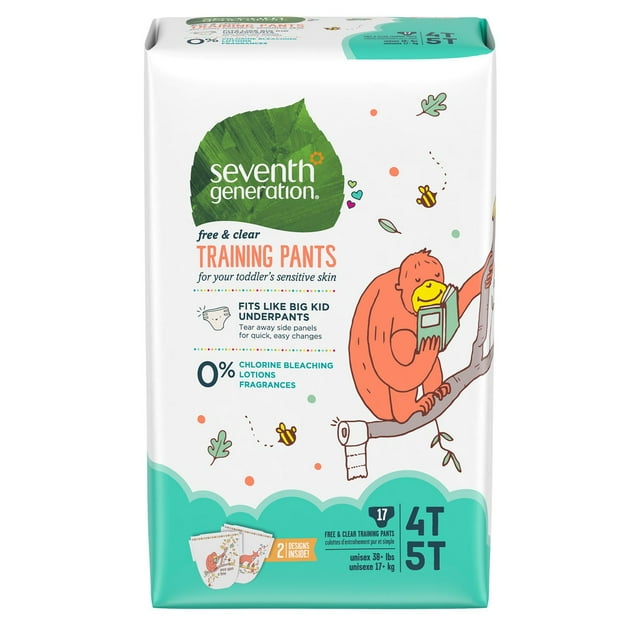 Seventh Generation Free & Clear Training Pants (Choose Your Size)